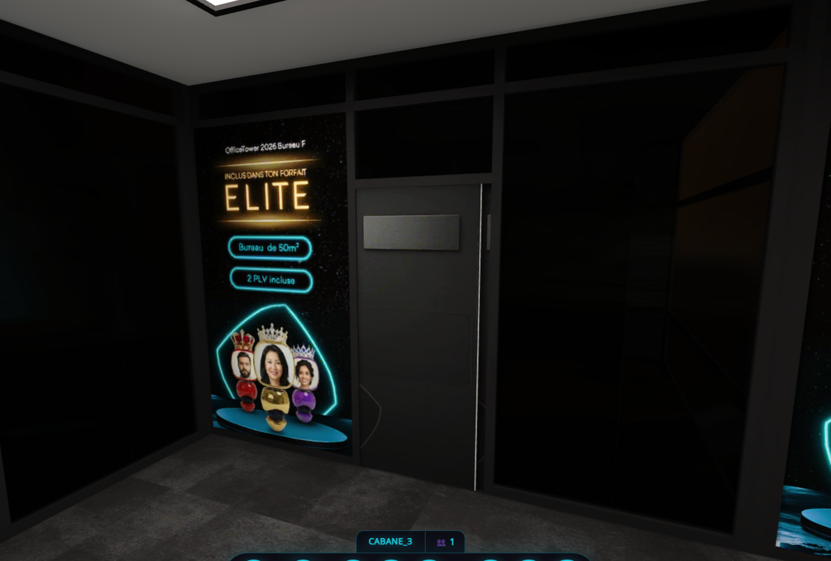 Bureau Elite 50m² cabane ATLANTIS