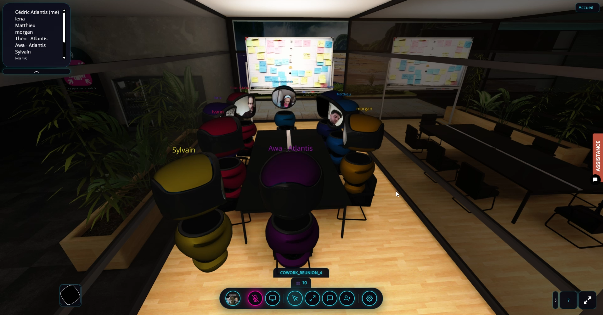 Espace de coworking ATLANTIS dédié à la formation des revendeurs